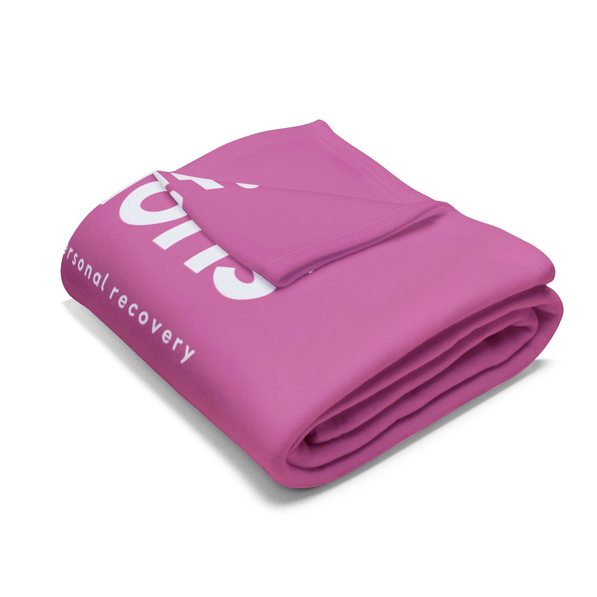 Haler Smith - Home Decor - Haler Smith Polar Fleece Blanket - 12 Traditions - Light Pink