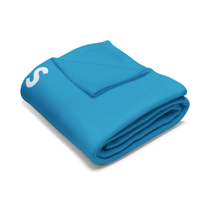 Haler Smith Polar Fleece Blanket - 12 Steps - Turquoise